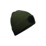 Circular Fashion Patch Beanie, olive green, oliivin vihreä pipo