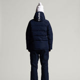 Evolve Down Jacket W navy selkä