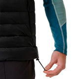 HH Verglas Down Vest 2.0, musta, säädettävä helma