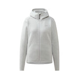 Haglöfs Swook II Mid Hood naisten hupullinen fleecetakki, meleerattu vaaleanhrmaa
