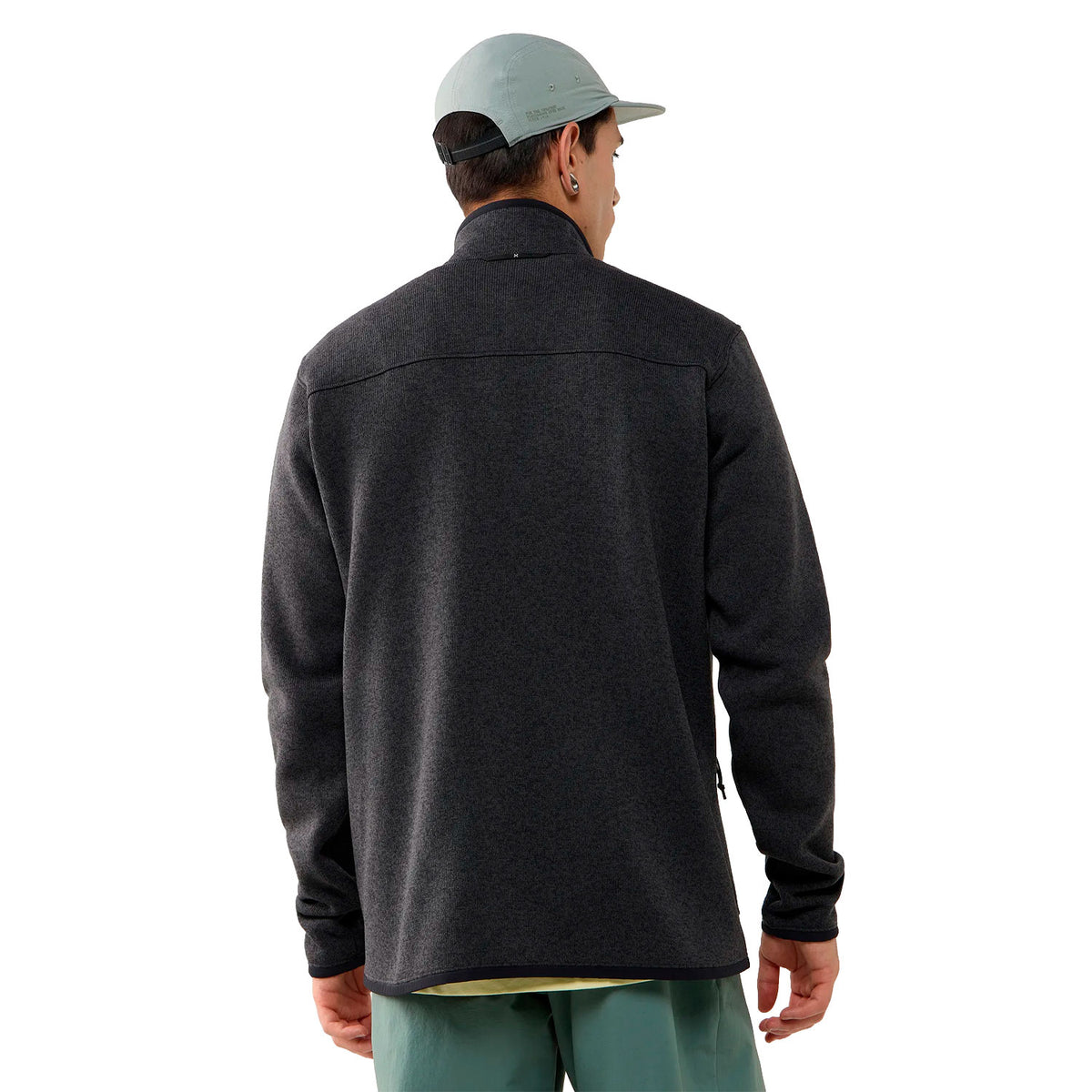 Haglöfs fleecetakki Swook II Mid Jacket, musta, selkäpuoli