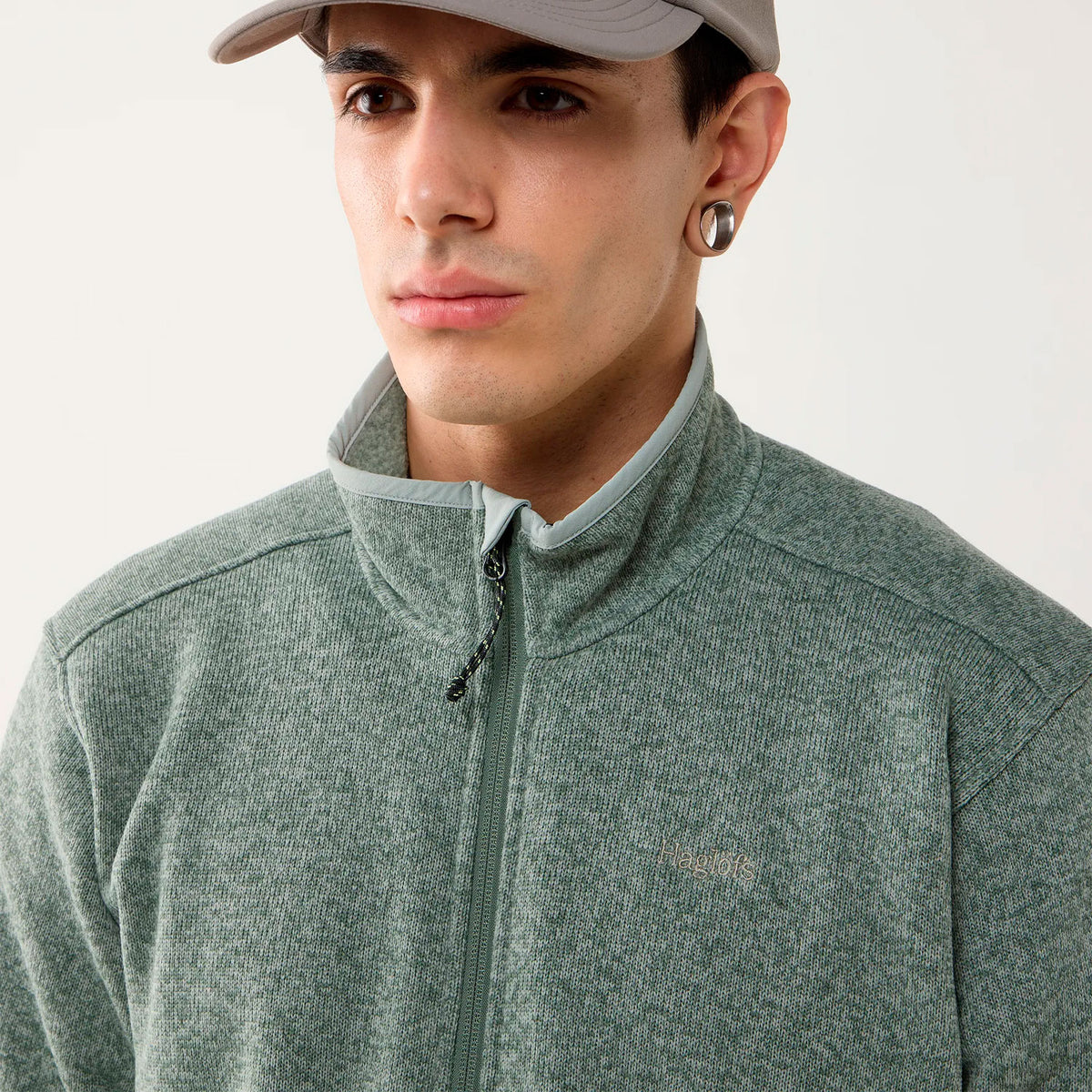 Haglöfs fleecetakki Swook II Mid Jacket, vihreä, neulosfleece