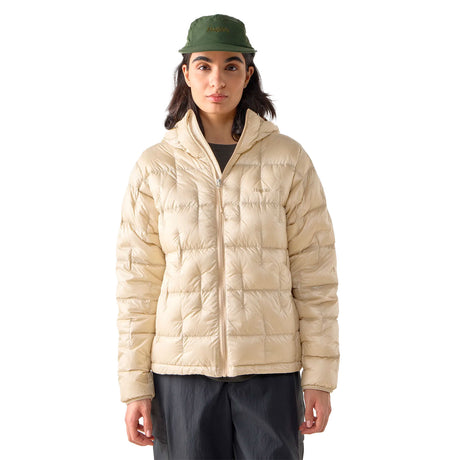 Hede Down Hood Women, chalk beige