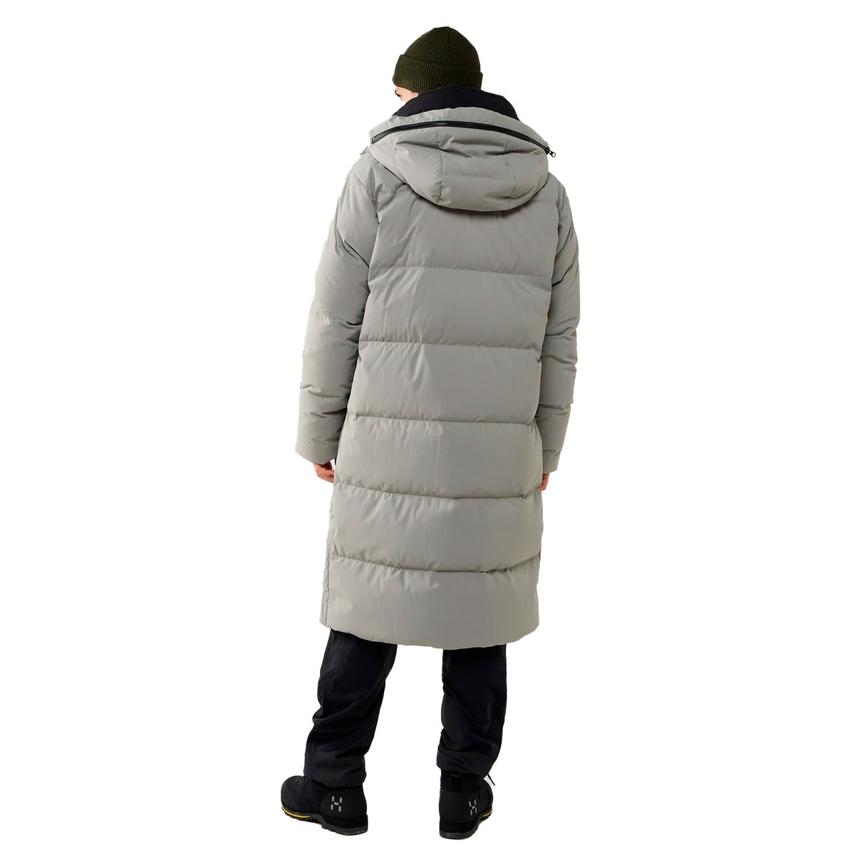 Liden Long Down Parka Men, jadeite, selkä