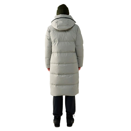 Liden Long Down Parka Women, jadeite, selkä