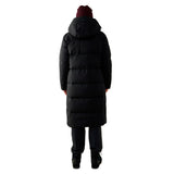 Liden Long Down Parka Women, true black, selkä

