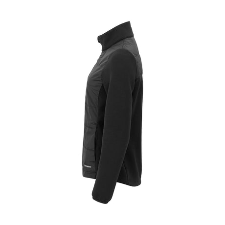 Cutter & Buck Pemberton Hybrid Jacket Women, musta, sivuprofiili, vasen hiha