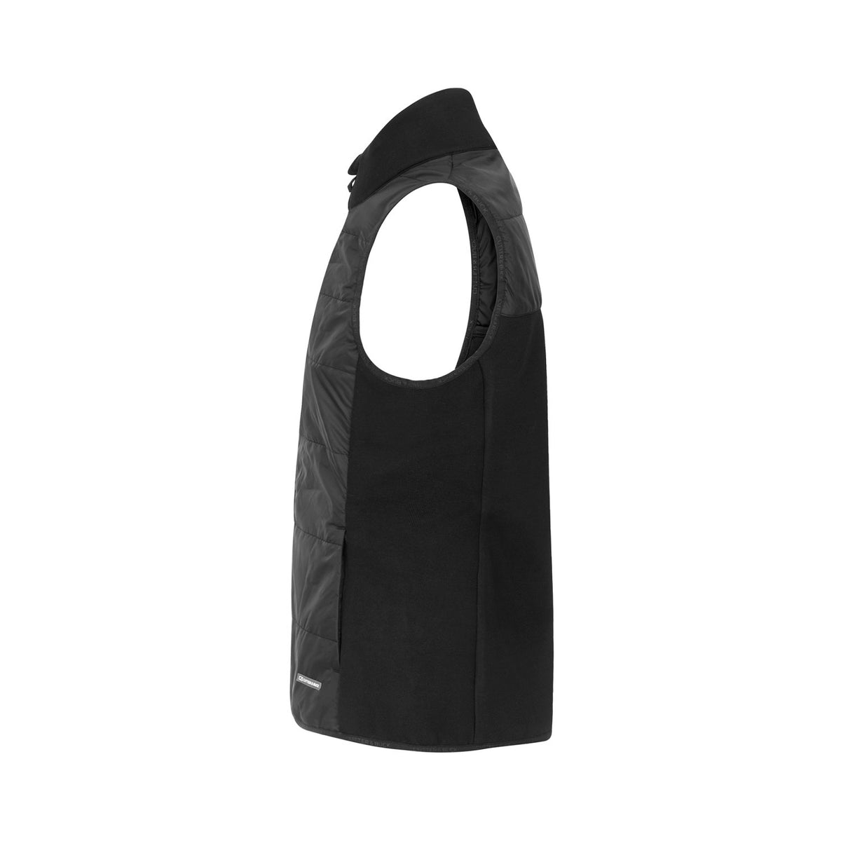 Pemberton Hybrid Vest Men miesten hybridiliivi musta, vasen puoli, sivuprofiili
