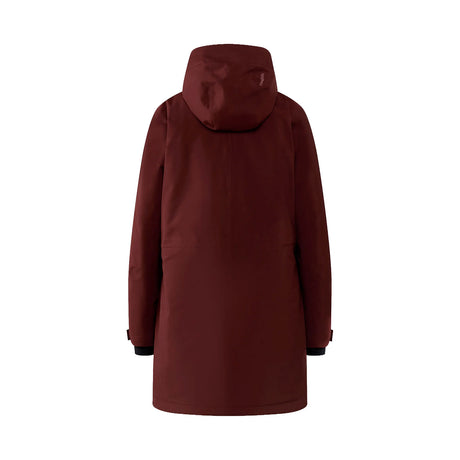 Salix Proof Mimic II Parka women, marron trail, selkä