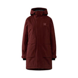 Salix Proof Mimic II Parka women, maroon trail
