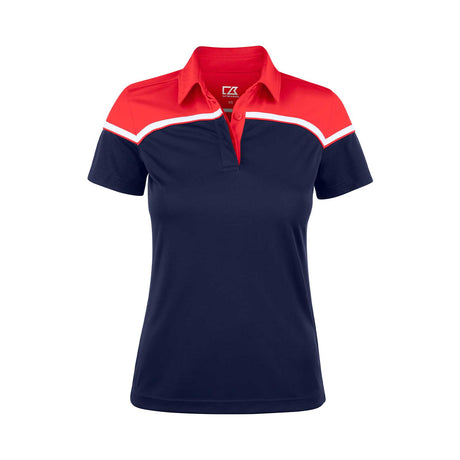 Seabeck Polo Ladies dark navy punainen