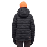 Spitz Down Hood Women, musta, selkä