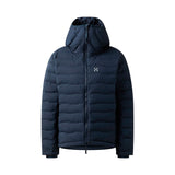 Spitz Down Hood Women, tarn blue