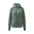 Haglöfs Swook II Mid Hood women, hupullinen fleecetakki, naisten, meleerattu vihreä