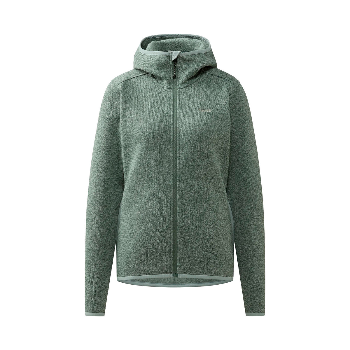 Haglöfs Swook II Mid Hood women, hupullinen fleecetakki, naisten, meleerattu vihreä