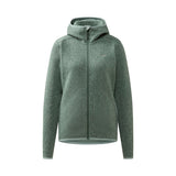 Haglöfs Swook II Mid Hood women, hupullinen fleecetakki, naisten, meleerattu vihreä