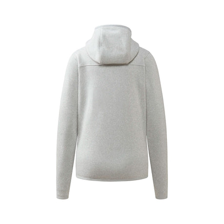 Haglöfs Swook II Mid Hood naisten hupullinen fleecetakki, vaaleanharmaa, selkäpuoli