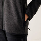 Swook II Mid Jacket Women, musta, vetoketjullinen tasku
