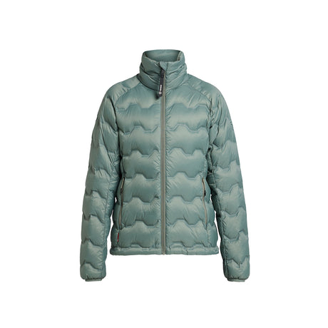 TXlite Shibui Down Collar Jacket Women harmaanvihreä kevytuntuvatakki