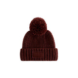oasty patch beanie, walnut ruskea
