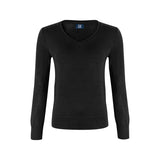 Vernon V-neck Ladies, musta
