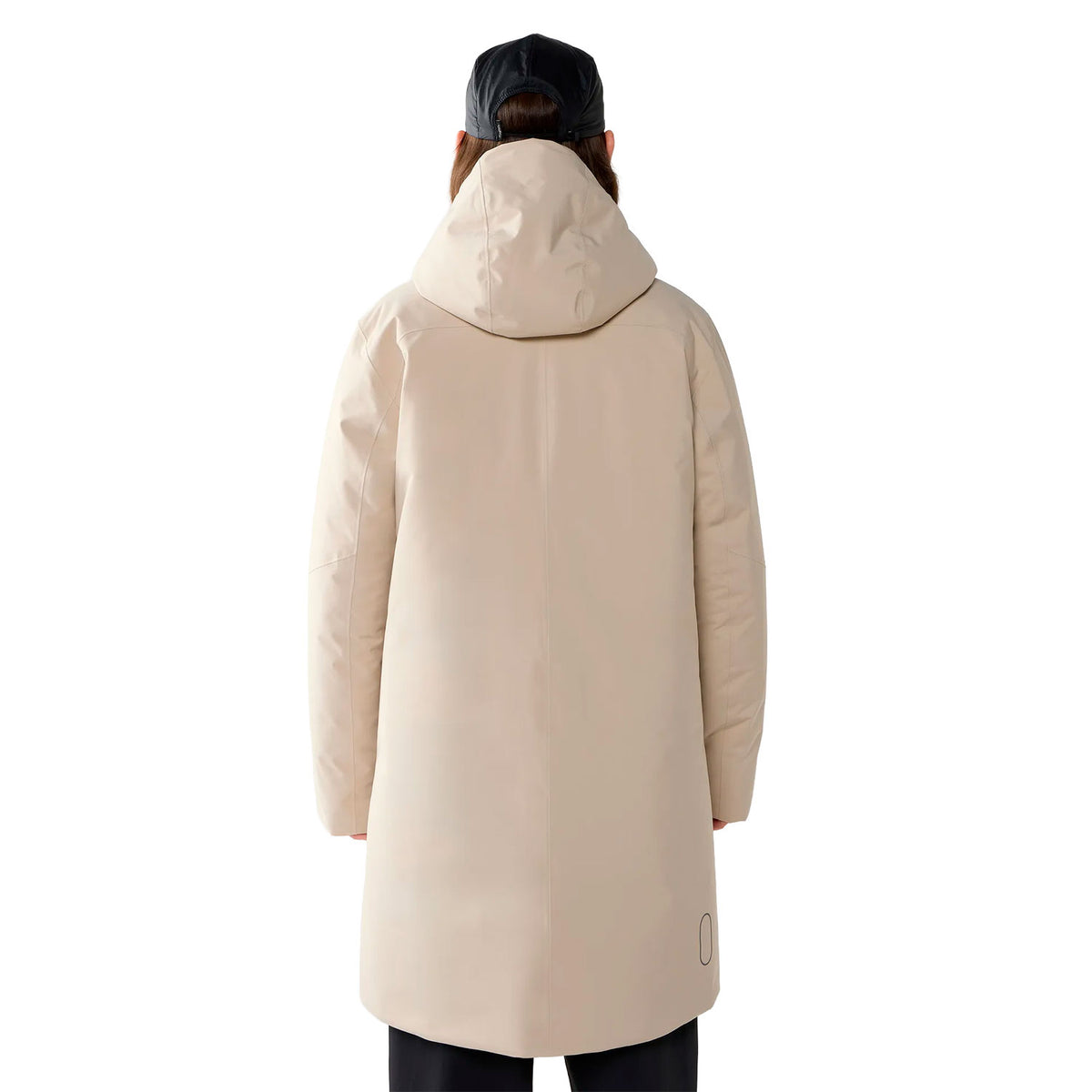 Yra Mimic Proof Parka Women, naisten parkatakki, chalk beige, selkä