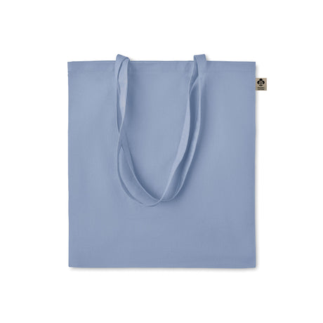 baby blue sininen ekologinen kangaskassi 140g