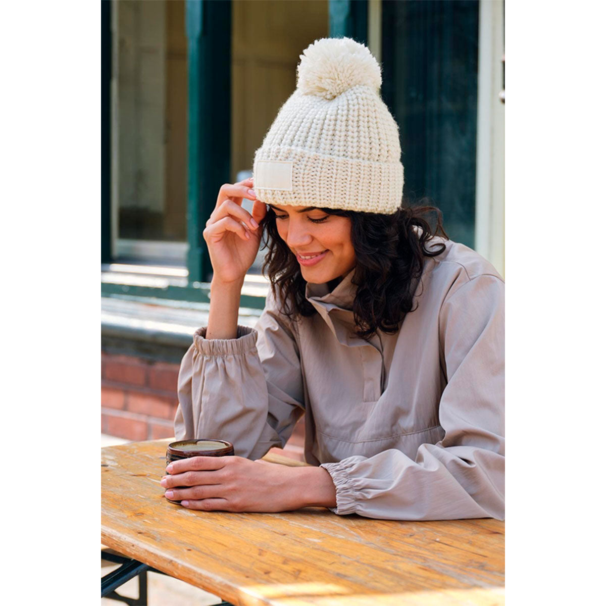 beechfield tupsupipo toasty patch beanie
