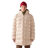 beige Haglöfs pitkä untuvatakki miesten
