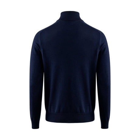 berkeley Wilton Merino Halfzip tummansininen, selkä