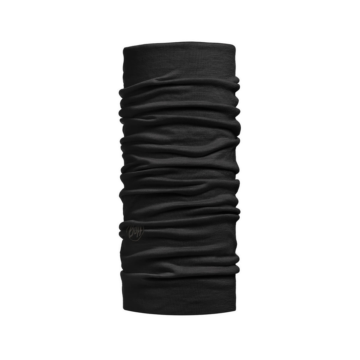 buff merino lightweight, musta tuubihuivi