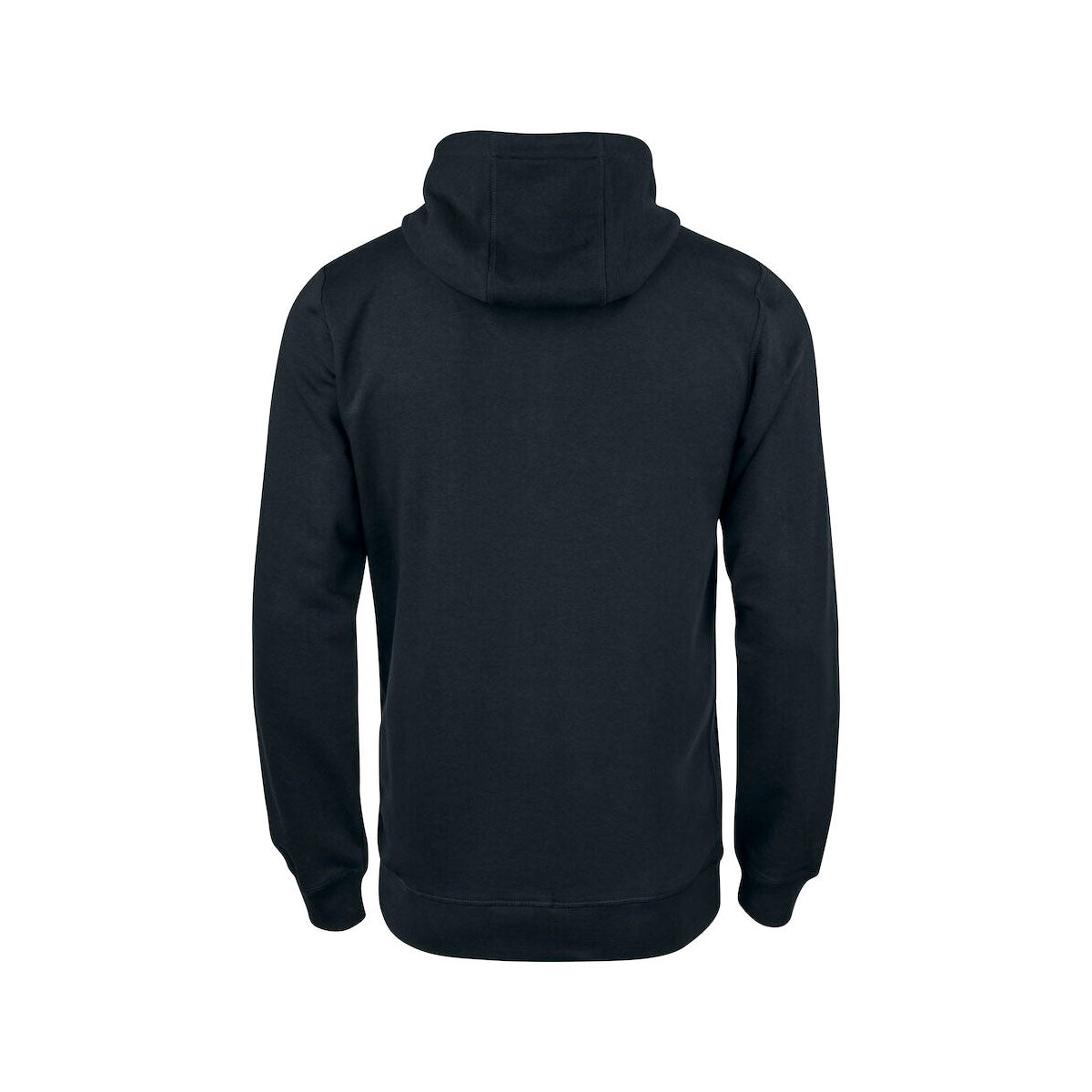 clique Premium OC Hoody Full Zip musta, selkä