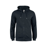 clique Premium OC Hoody Full Zip musta