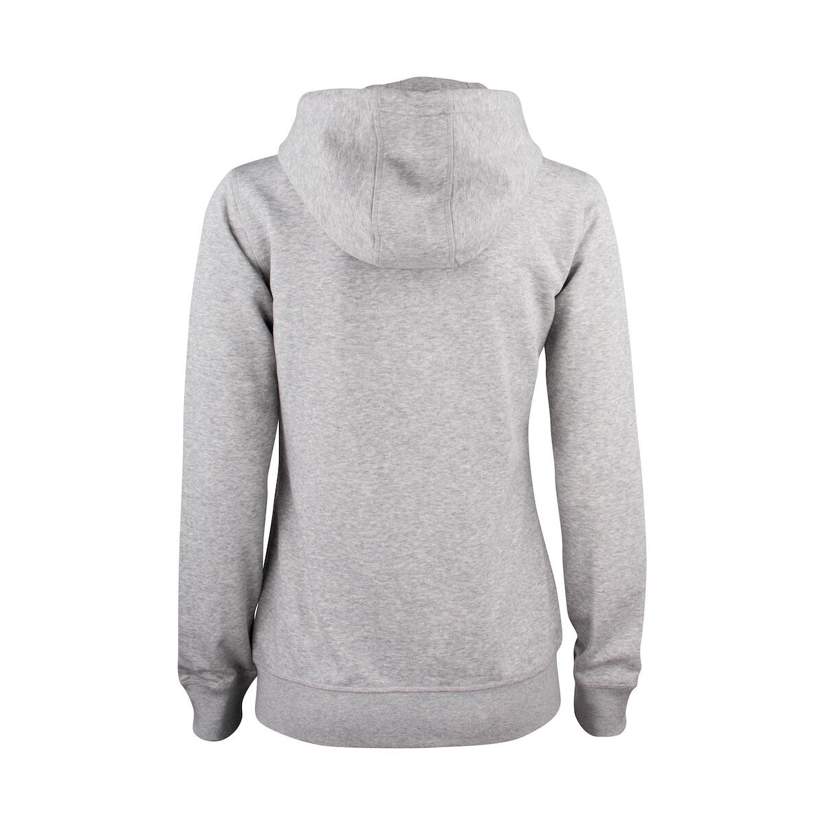 clique Premium OC Hoody Full Zip naisten, harmaa, selkä