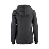 clique Premium OC Hoody Full Zip naisten tummanharmaa, selkä