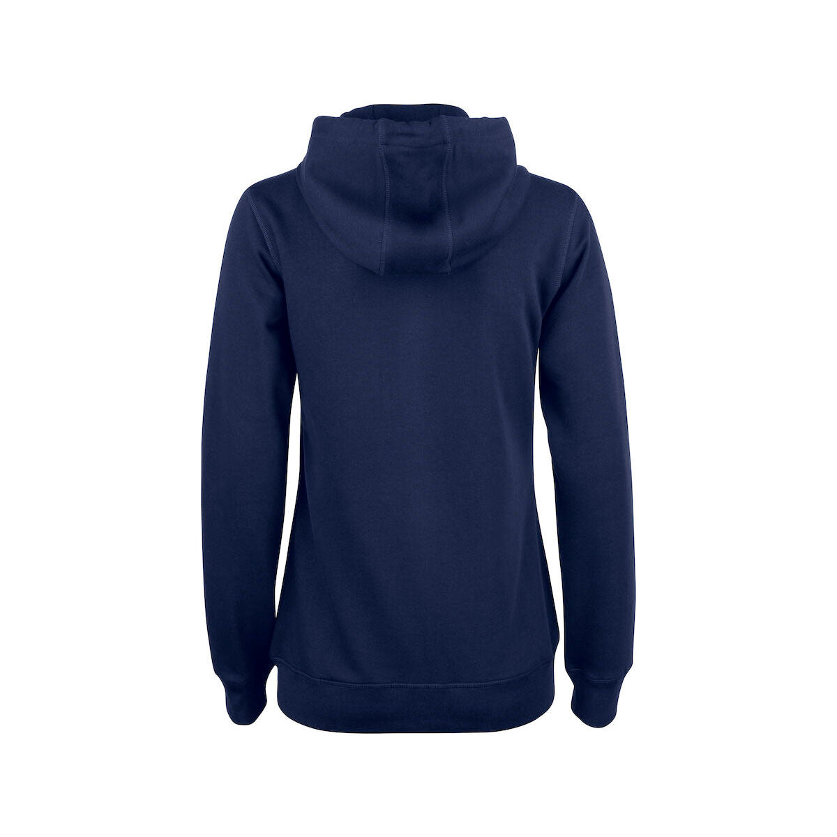 clique Premium OC Hoody Full Zip naisten, tummansininen, selkä