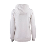 clique Premium OC Hoody Full Zip naisten, vaaleanharmaa, selkä