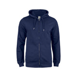 clique Premium OC Hoody Full Zip tummansininen