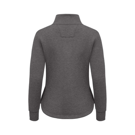 Cutter & Buck Pemberton Cardigan Full Zip Women, tummanharmaa, selkä