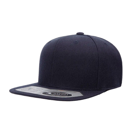 dark navy flexfit 110 premium snapback lippis