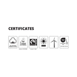 fairtrade luomupuuvillapipo, sertifikaatit