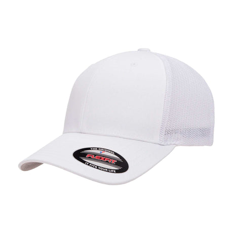 flexfit trucker lippis, valkoinen