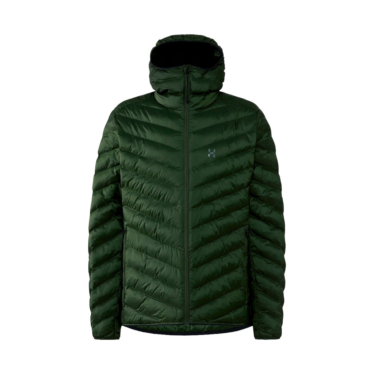 Haglöfs Särna Mimic II Hood, seaweed green, vihreä