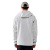 Haglöfs Swook II Mid Hood fleecehuppari, meleerattu vaaleanharmaa, selkäpuoli