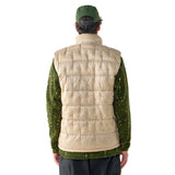 haglöfs hede down vest, chalk beige, selkäpuoli