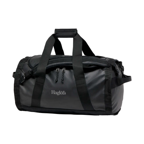 haglöfs lava 50l musta duffelilaukku