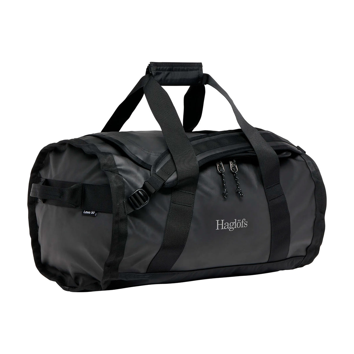 haglöfs lava 50l putkikassi, musta