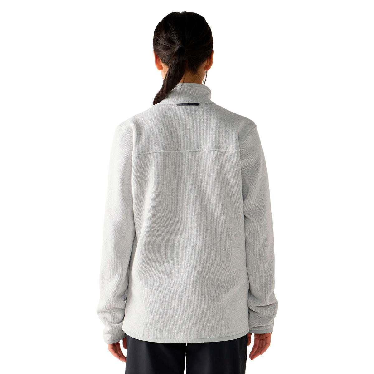 haglöfs naisten fleecetakki Swook II Mid Jacket, vaaleanharmaa, selkäpuoli