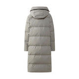 Haglöfs naisten pitkä untuva parkatakki, harmaa, selkä