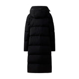 haglöfs naisten pitkä untuva parkatakki, musta, selkä